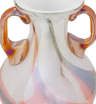 1950's Two Handled Glass Vase - Fenton & Fenton