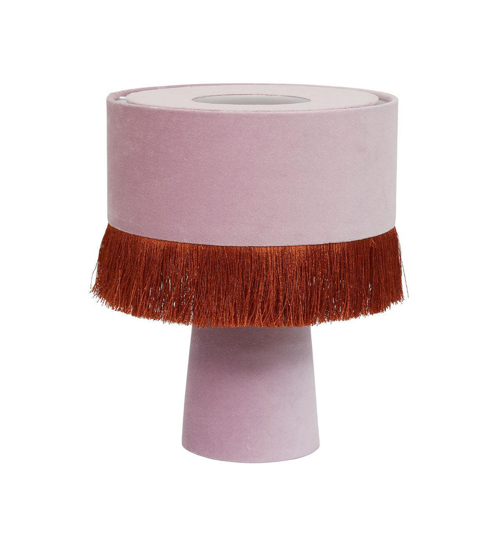 Brady Table Lamp In Lilac – Fenton Fenton - Main Image