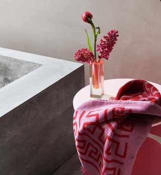Manhattan Vase in Pink Ombre - Fenton & Fenton
