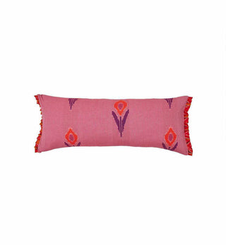 Cushion by Saheli Women - Ikat Bolster - Fenton & Fenton