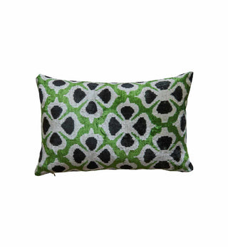 Zulta Cushion in Green Flower - Fenton & Fenton