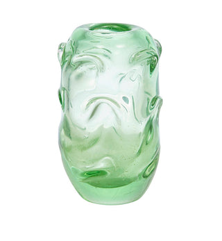 1950's Green Murano Swirl Vase - Fenton & Fenton