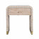 Bone Inlay 1-Drawer Curved Bedside In Almond