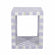Bone Inlay Checkerboard Cube in Lilac