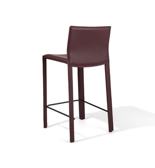 Buddy Bar Stool in Merlot - 89 cm backrest