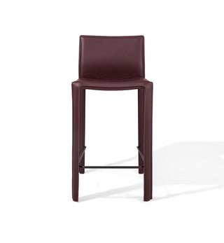 Buddy Bar Stool in Merlot - 89 cm backrest