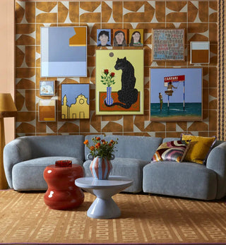 Button-Coffee-Table-In-French-Blue-Coffee-Tables-2 - Fenton & Fenton