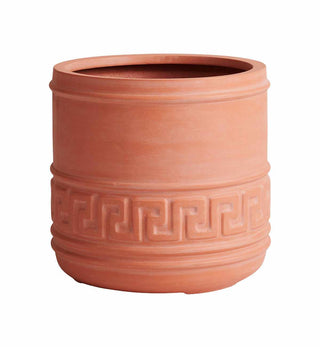Grecco Cylinder Pot in Clay - Small - Fenton & Fenton