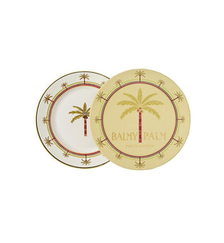 Balmy Palm Plate - Set of 4