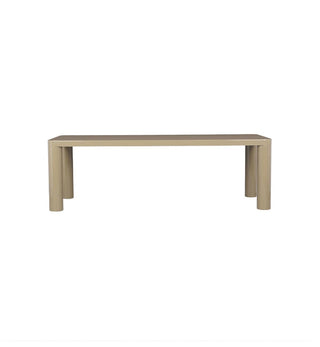Cult Glossy Dining Table in Croissant - Fenton & Fenton
