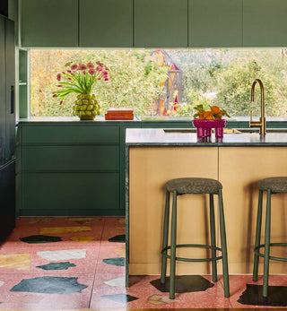 Jasper Bar Stool in Cactus - Fenton & Fenton