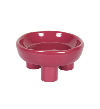 Chunkito Footed Bowl in Magenta