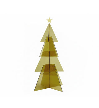 Kaleidoscopic Christmas Tree in Citrine