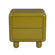 Kip Glossy Bedside Table in Golden Olive