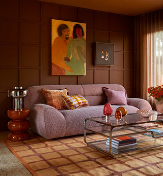 The Den Dhurrie in Caramello