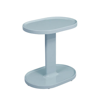 Orbit Glossy Side Table in Powder Blue