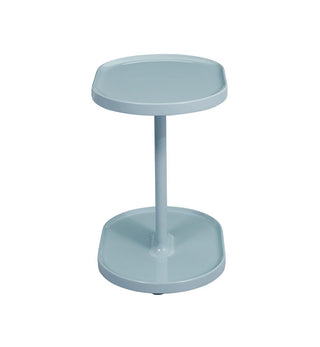Orbit Glossy Side Table in Powder Blue
