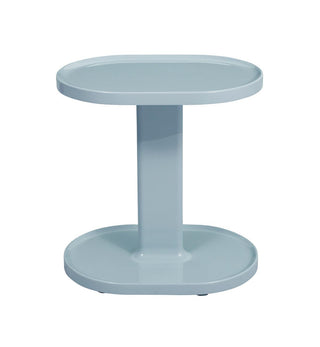 Orbit Glossy Side Table in Powder Blue