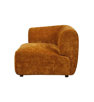 Sunday Sofa LHF Chair With Arm In Golden