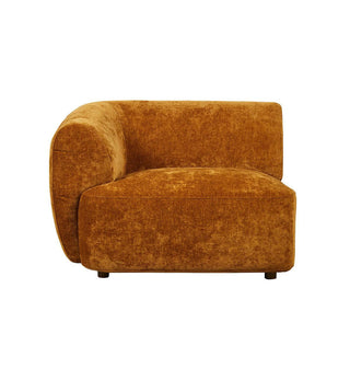 Sunday Sofa LHF Chair With Arm In Golden
