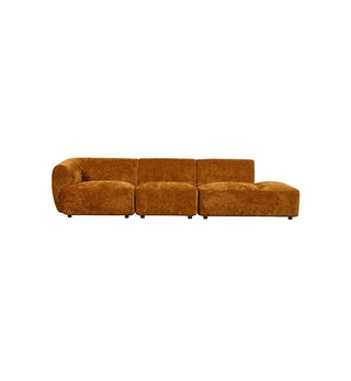 Sunday Sofa - 4 Seater RHF Open End in Golden