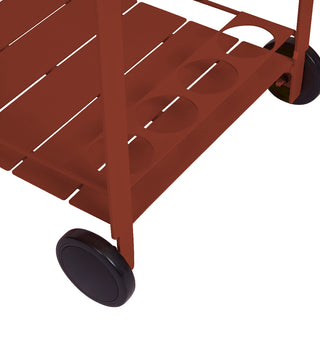 Sundowner Bar Cart in Brick