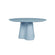 Supper Club Glossy Round Dining Table in Powder Blue