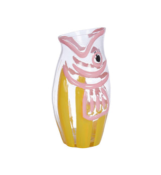 Wanda Fish Vase in Rose