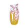 Wanda Fish Vase in Rose