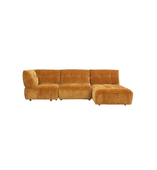Roommate Sofa - 2 Piece with Corner + Chaise in Honey