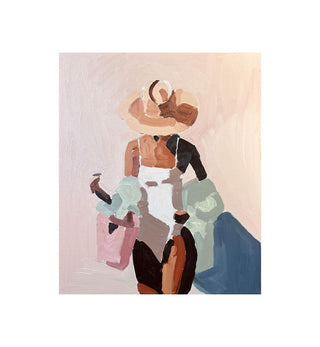 Edwina Etheridge - SPF, Towel and A Big Hat - Pink - Limited Edition Print