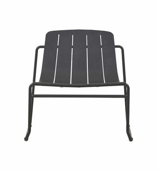 Slim Lounge Chair in Charcoal - Fenton & Fenton