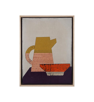 Denise Hojdyssek - Textured Jug and Orange Bowl