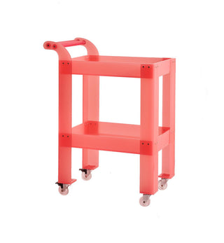 Acrylic Bar Cart - Pink - Fenton & Fenton