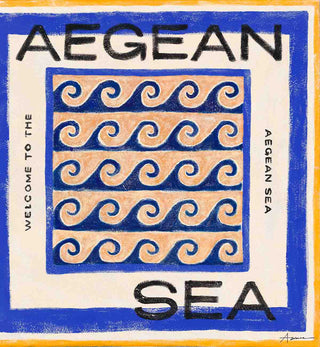 Adrianne Dimitrakakis - Welcome to the Aegean Sea - Limited Edition Print - Fenton & Fenton