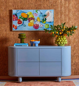 Apollo 4-Drawer Commode in Powder Blue - Fenton & Fenton