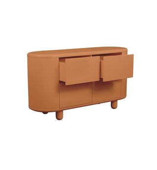 Apollo 4-Drawer Commode in Sienna - Fenton & Fenton