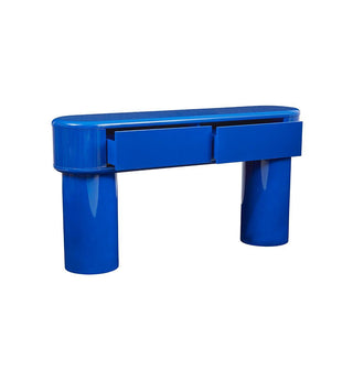 Apollo Glossy Console in Cobalt - Fenton & Fenton
