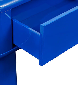 Apollo Glossy Console in Cobalt - Fenton & Fenton