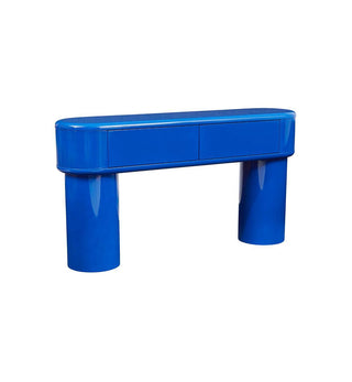 Apollo Glossy Console in Cobalt - Fenton & Fenton