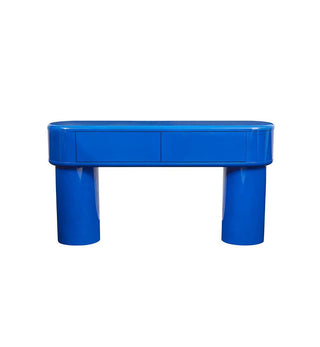 Apollo Glossy Console in Cobalt - Fenton & Fenton