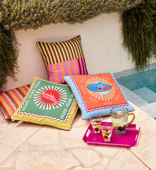Outdoor Cushion In Sombrero - Fenton & Fenton