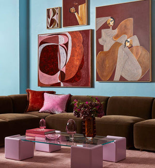 Utopia Cushion In Fuchsia - Fenton & Fenton