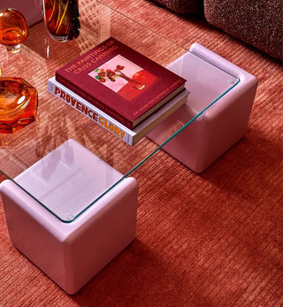 Bedrock Coffee Table - Mauve - Fenton & Fenton