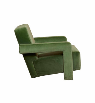 Betsy Armchair in Palm Green Velvet - Fenton & Fenton
