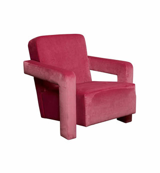 Betsy Armchair in Pink Luxe Velvet - Fenton & Fenton