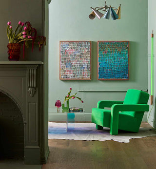 Betsy Armchair in Unique Green - Fenton & Fenton