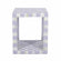 Bone Inlay Checkerboard Cube In Lilac