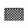 Bone Inlay Checkerboard Tray In Black