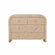 Bone Inlay Curved 4-Drawer Commode In Almond